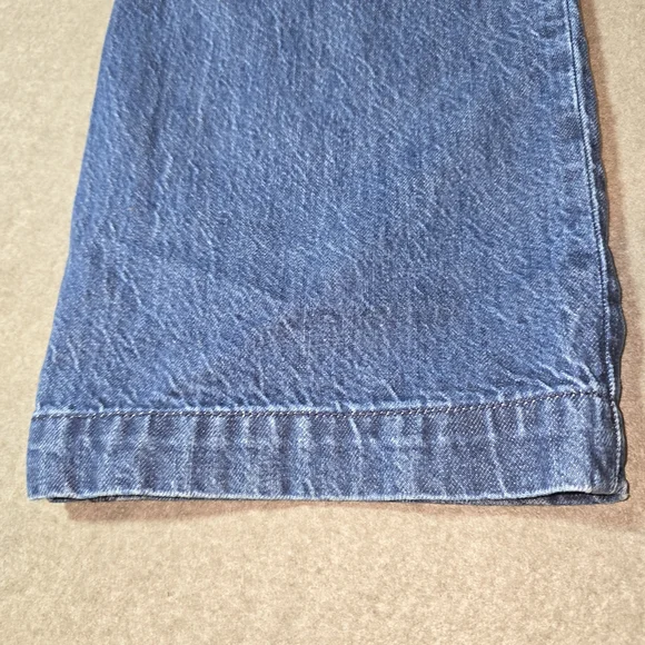 Abercrombie & Fitch High Rise Loose Jeans Wide Leg Denim Women's Size 6/28 - Picture 5 of 16